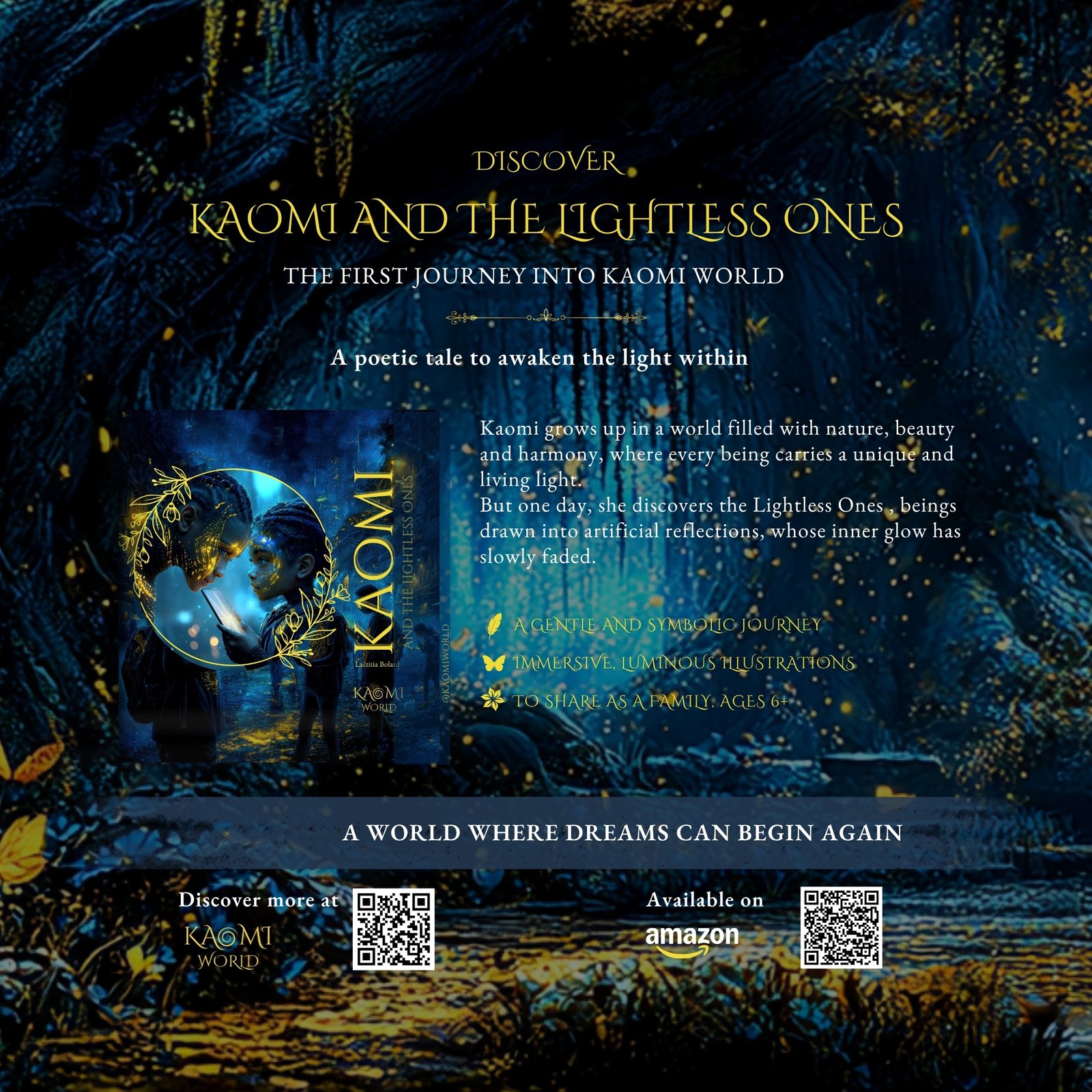 Children’s Books kaomi and the lightless ones kaomi world childrens book